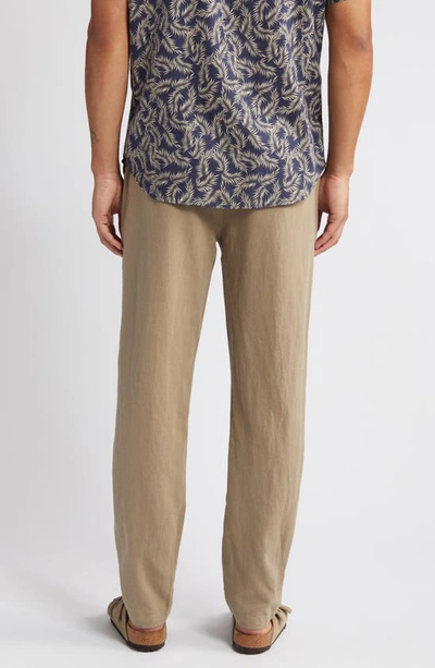 Shop Rails Callum Cotton & Linen Pants In Barley