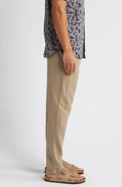 Shop Rails Callum Cotton & Linen Pants In Barley