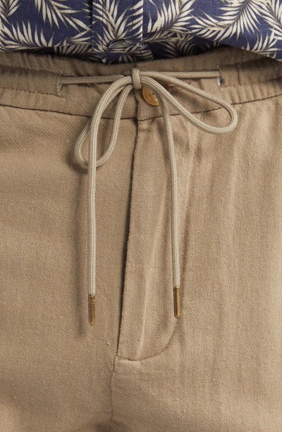 Shop Rails Callum Cotton & Linen Pants In Barley