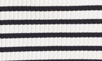Shop A.l.c Darcy Stripe Midi Sweater Dress In Navy/ Bone