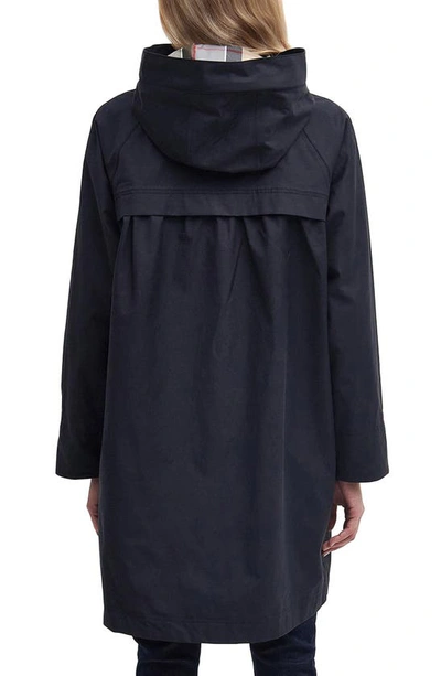 Barbour Heron Waterproof Jacket In Dark Navy