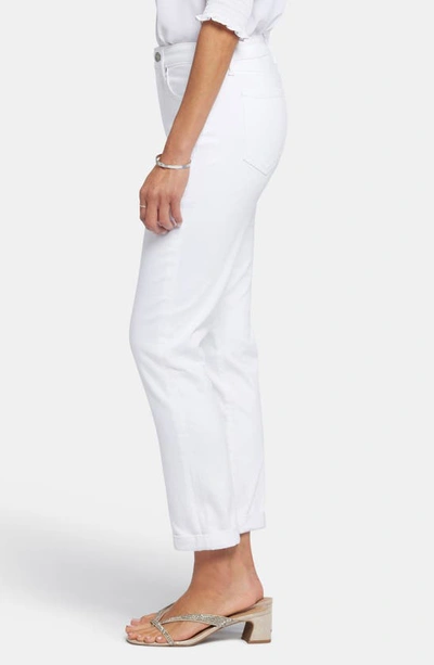 Nydj Petites Marilyn High Rise Ankle Jeans In Optic White In White