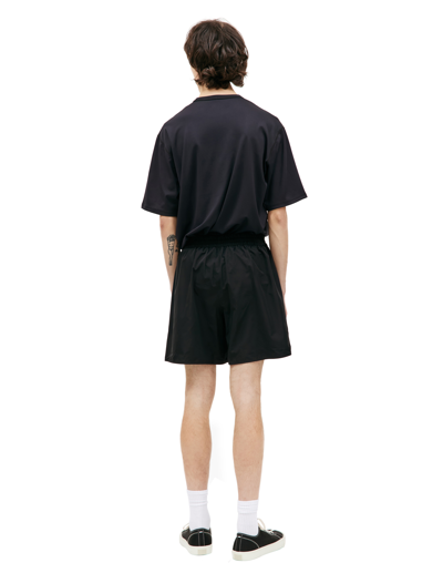 Shop Jil Sander Printed Swim Shorts In Black
