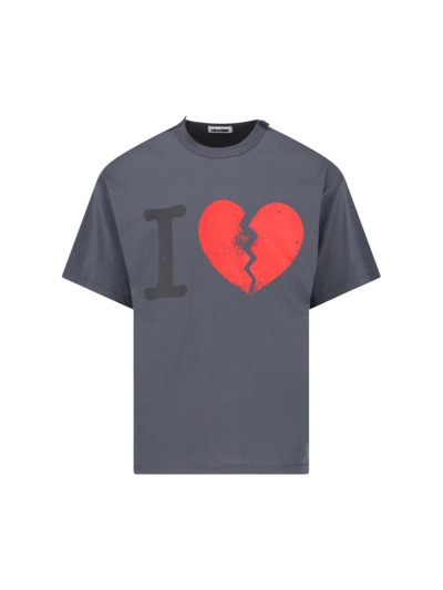 Shop Magliano Printed T-shirt In Gray