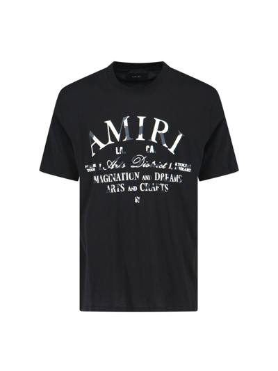 Shop Amiri Printed T-shirt In Black  