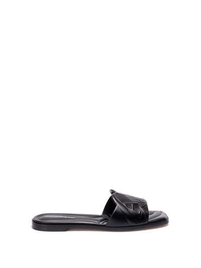 Shop Alexander Mcqueen Sandals In Black  