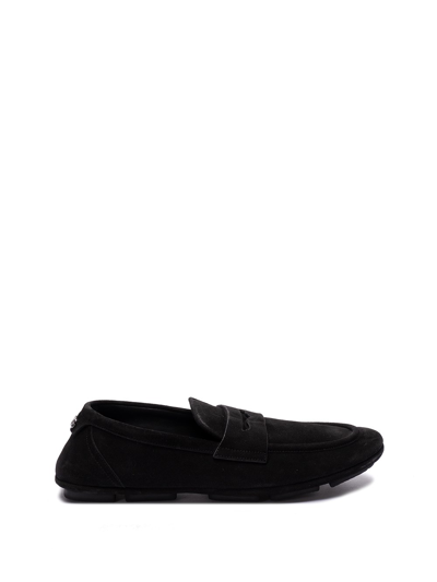 Shop Dolce & Gabbana Loafers In Black  