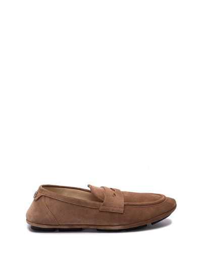 Shop Dolce & Gabbana Loafers In Brown