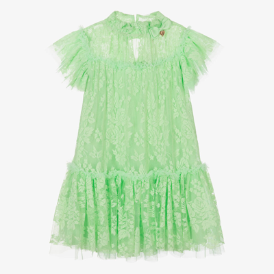 Shop Angel's Face Teen Girls Green Tulle Lace Dress