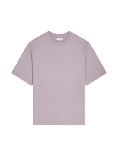 Shop Pangaia Dna Oversized T-shirt In Raisin Purple