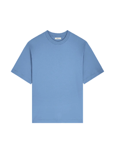 Pangaia Womens Dna Oversized T-shirt — Summit Blue In Summit Blue