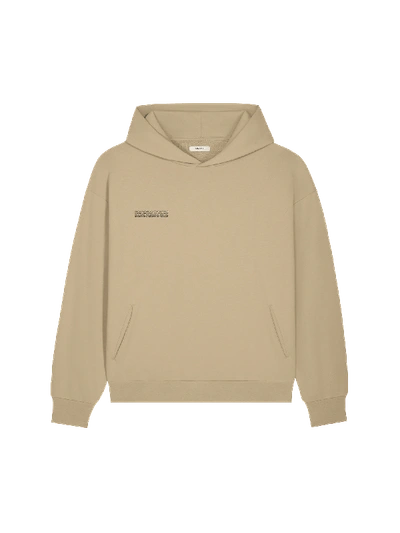 Shop Pangaia 365 Midweight Hoodie In Birch Beige