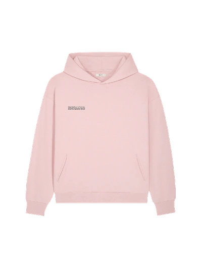 Shop Pangaia 365 Midweight Hoodie In Magnolia Pink