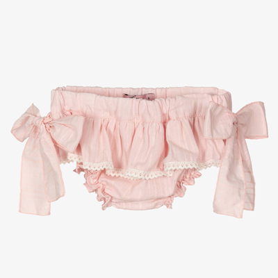 Shop Phi Clothing Baby Girls Pink Cotton Bloomer Shorts