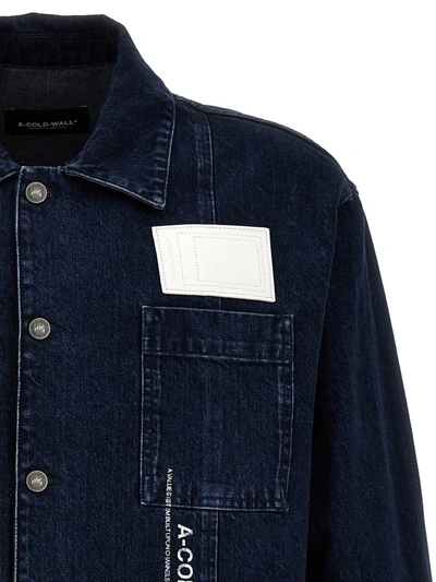 Shop A-cold-wall* 'discourse Chore' Jacket In Blue