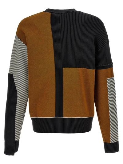 Shop A-cold-wall* 'geometric' Sweater In Multicolor