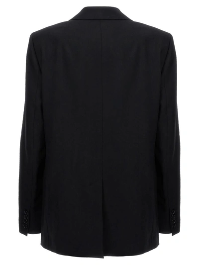 Shop Ami Alexandre Mattiussi Ami Paris Single-breasted Blazer In Black