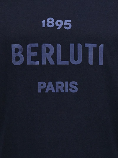 Shop Berluti 'scritto Pocket' Shirt In Blue