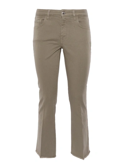 Fay Kaki Trousers In Beige