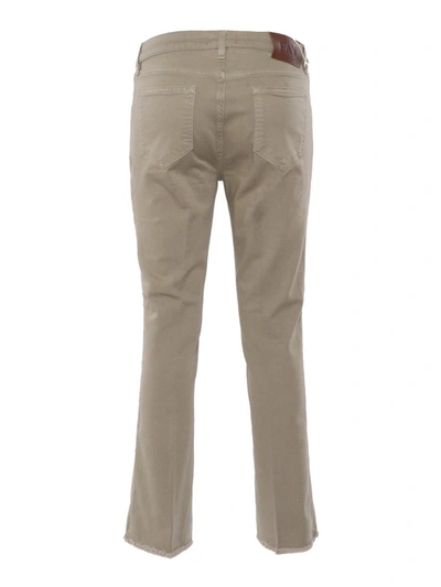 Fay Kaki Trousers In Beige