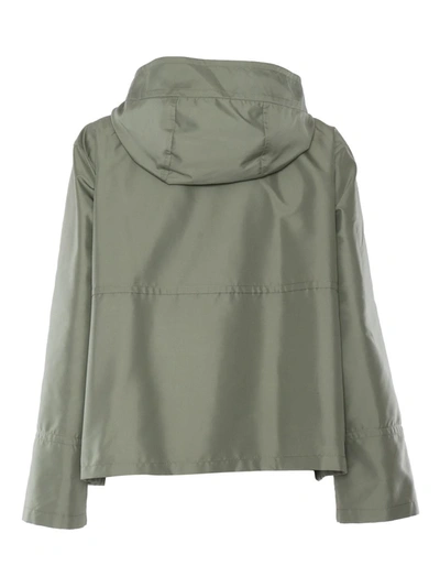 Fay Military Green Jacket In Green