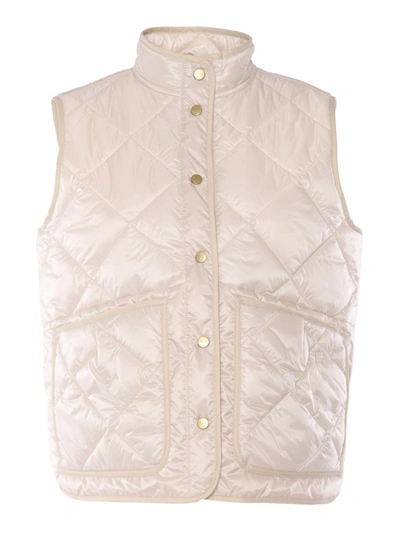 Fay Pink Vest In White