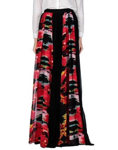 Shop Just Cavalli Long Skirt In Red