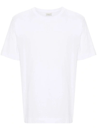 Dries Van Noten Man T-shirt White Size Xl Cotton In White