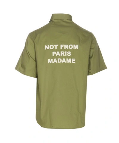 Shop Drôle De Monsieur Drole De Monsieur Shirts In Green