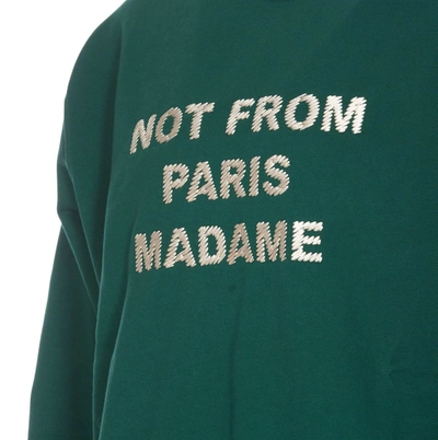 Shop Drôle De Monsieur Drole De Monsieur Sweaters In Green