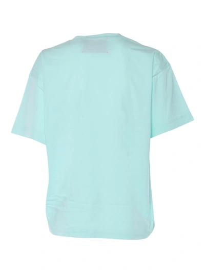 Forte Forte Pleated Detail Short-sleeved T-shirt In Blue