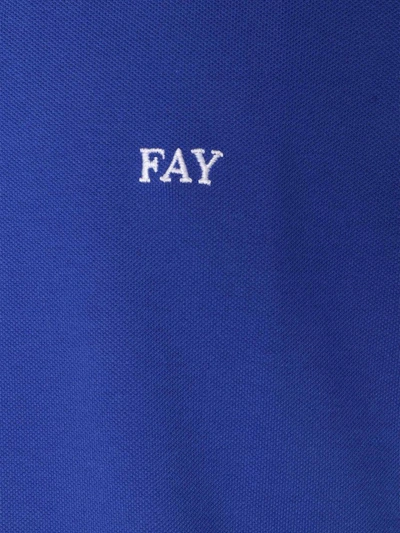 Shop Fay Polo In Blue