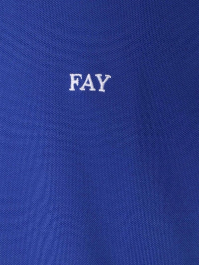 Fay Blue Polo In Blue