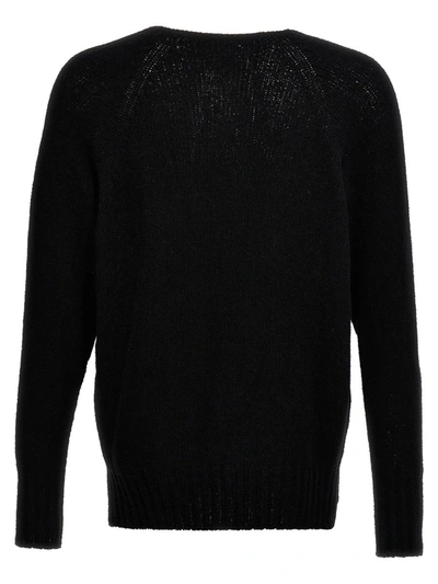Shop Ma'ry'ya V-neck Sweater In Black