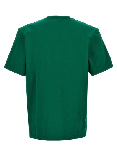 Shop Maison Kitsuné 'fox Head' T-shirt In Green