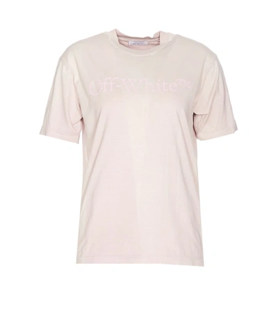 Shop Off-white Off White T-shirts And Polos In Purple