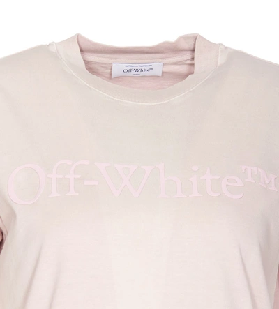 Shop Off-white Off White T-shirts And Polos In Purple