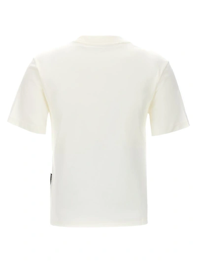 Shop Palm Angels 'classic Logo' T-shirt In White/black
