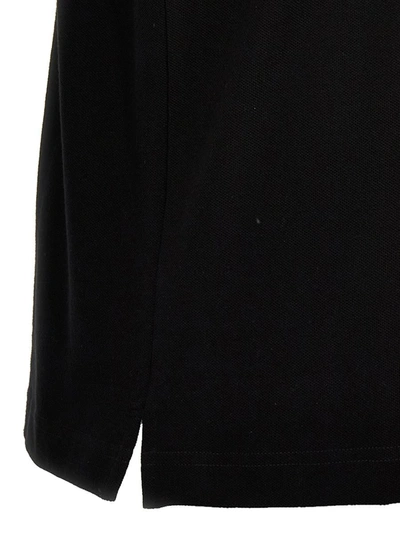 Shop Palm Angels 'monogram' Polo Shirt In Black