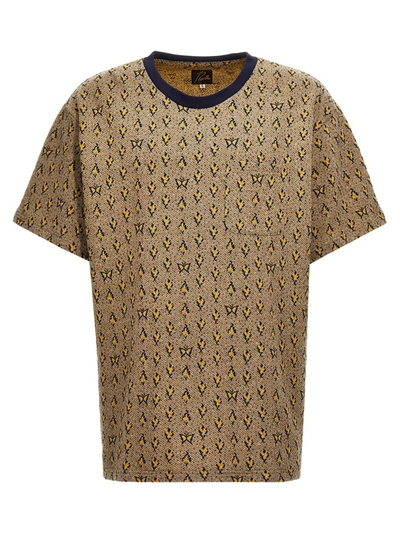 Shop Needles Jacquard Patterned T-shirt In Multicolor