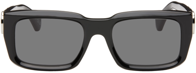 Shop Off-white Black Hays Sunglasses In Black Dark Grey