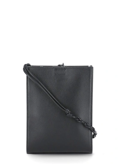 Shop Jil Sander Tangle Small Shoulder Bag In Black