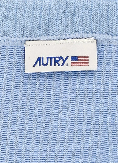 Shop Autry Light Blue  Cotton Socks