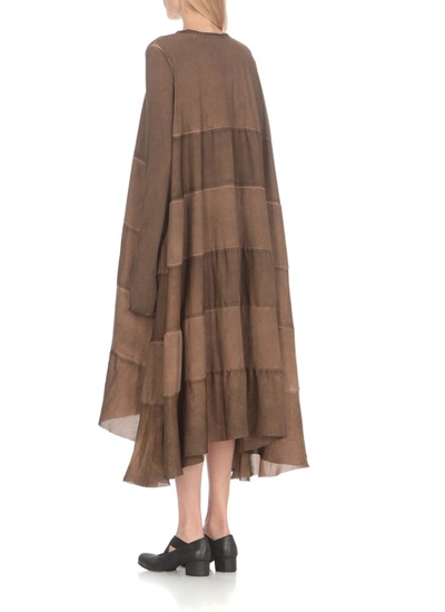 Shop Uma Wang Brown Cotton Dress