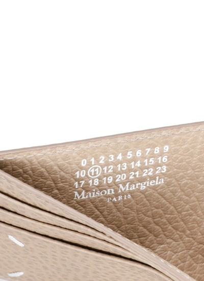 Shop Maison Margiela Four Stitches Card Holder In Neutrals