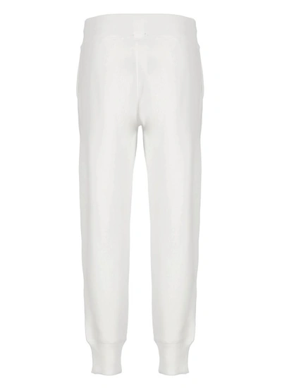 Shop Polo Ralph Lauren White Sweatpants With Pony