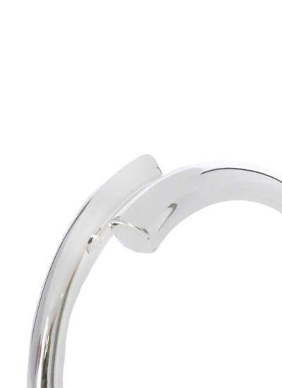 Shop Federica Tosi Tube Bracelet In Silver