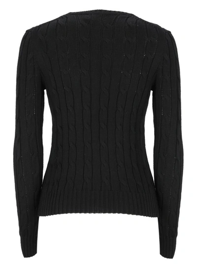 Shop Polo Ralph Lauren Black Cotton Sweater