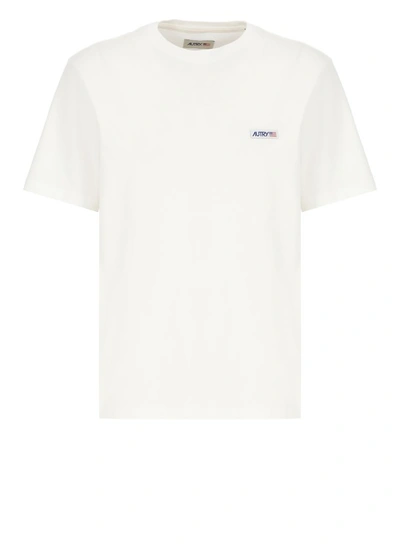 Shop Autry Logoed T-shirt In White