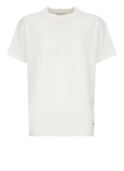 Shop Jil Sander Three Cotton T-shirt Set In White